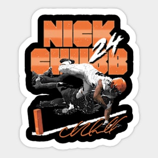 Nick Chubb Cleveland Arm Extend Sticker